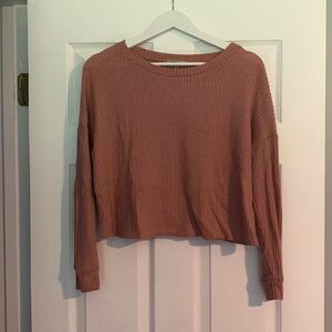 Charlotte Russe medium cropped long sleeve